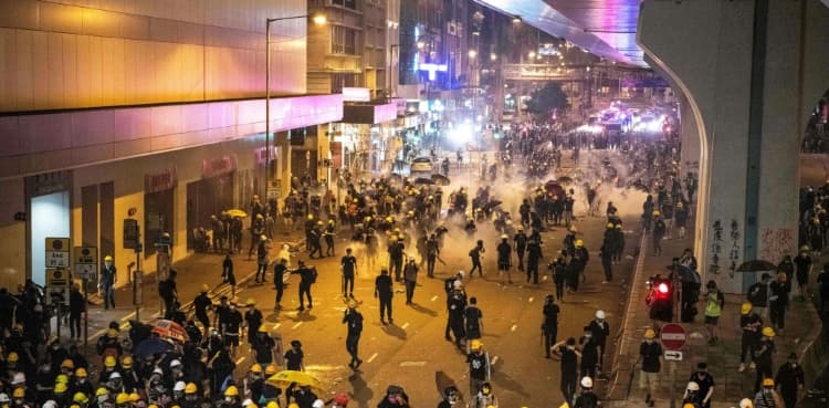 Protests expected at Hong Kong shopping malls one week after violent clash