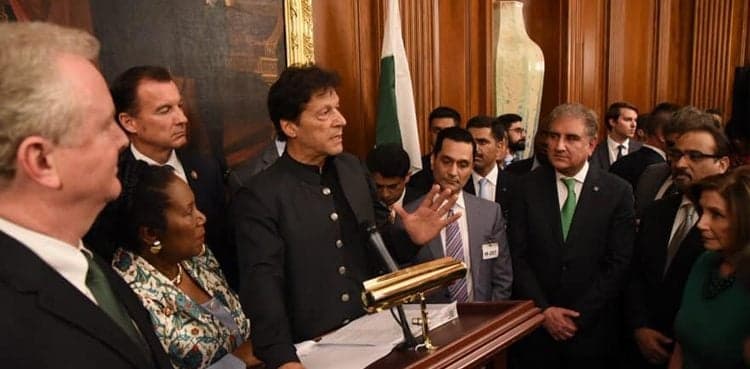 PM Imran Khan calls for relations with US on equal footings