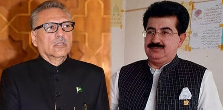 Senate chairman calls on President Alvi, discusses political situation