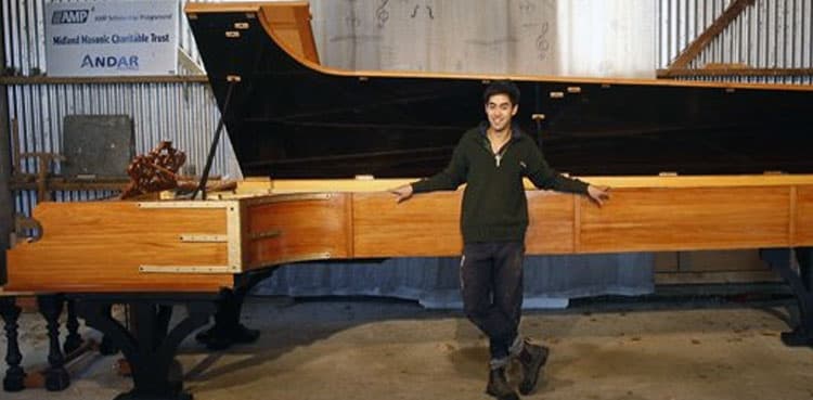World's largest concert piano strikes chord in Latvia