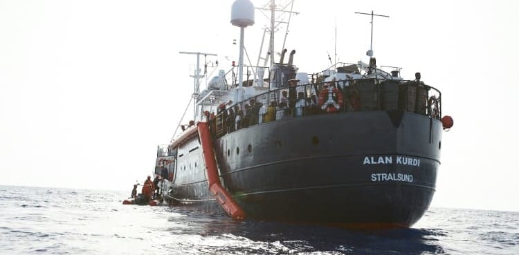 Alan Kurdi picks up another 44 migrants off Libya