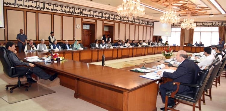 Prime Minister Imran Khan chairs federal cabinet meeting