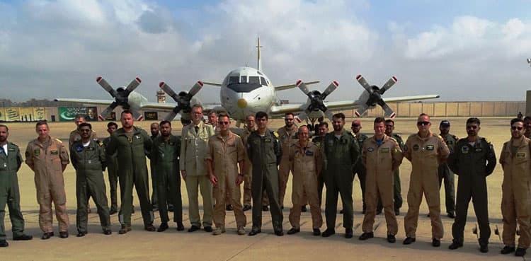 German Navy aircraft visits PNS Mehran Naval base