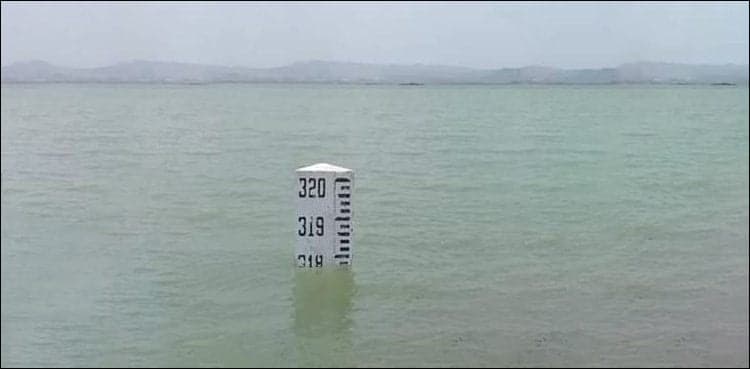 Hub Dam spillways open as water level surges to top mark