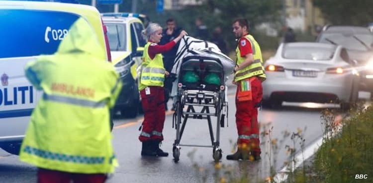 One hurt in Norway mosque shooting, suspect arrested