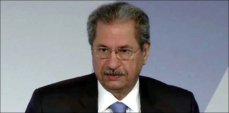 Govt considering to reopen schools under SOPs: Shafqat Mahmood