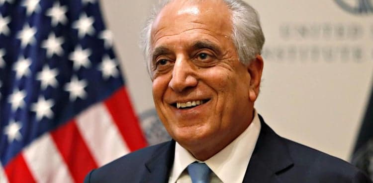 Zalmay Khalilzad arrives in Islamabad on a day-long visit