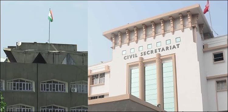 Jammu and Kashmir flag removed from government building in Srinagar