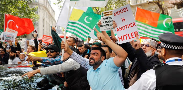 Kashmiris protest as Indian FM visits Finland