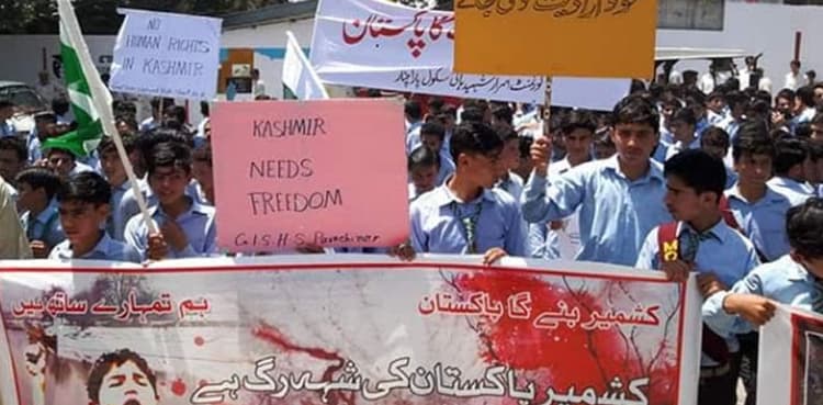 Protest rallies held across country against India’s anti-Kashmir move