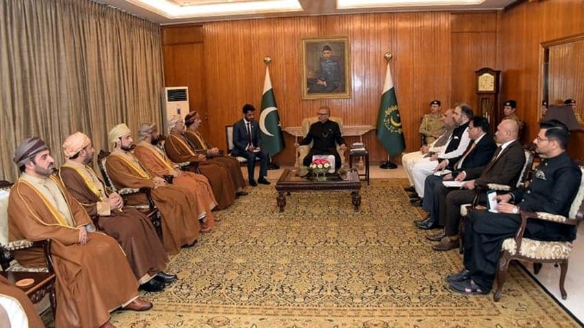 Omani delegation calls on President Alvi
