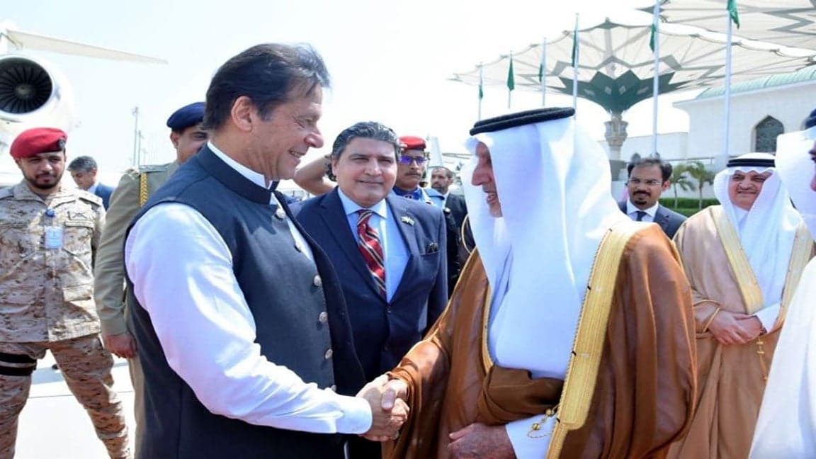 PM Imran Khan arrives in Jeddah on two-day visit