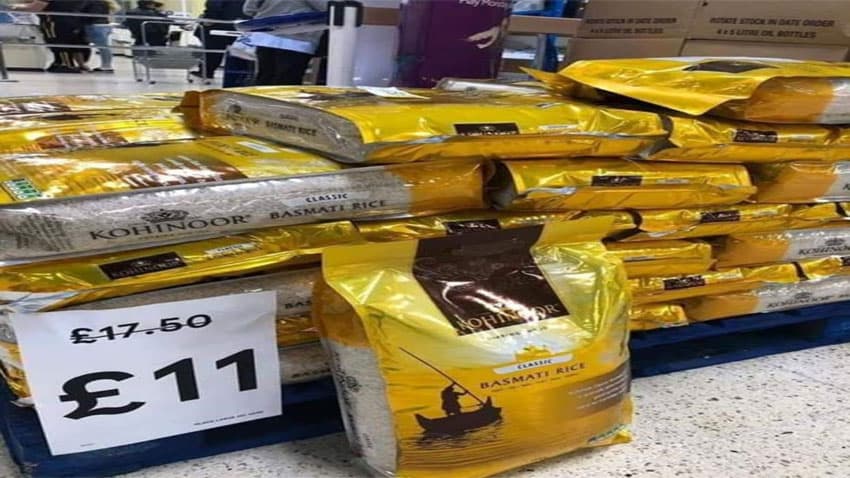 British Kashmiris boycott Indian rice in England