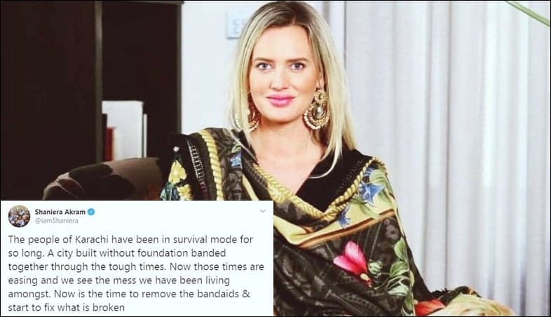 Shaniera Akram demands to "Fix Karachi"