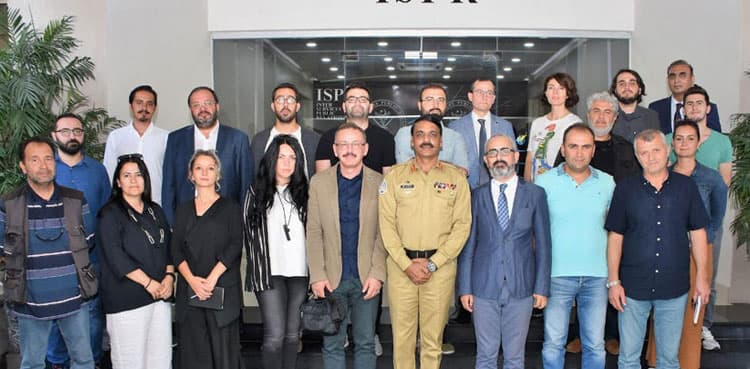 Turkish journalists briefed on LoC, Kashmir situation: ISPR