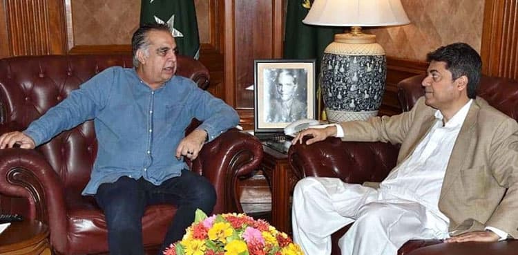 Law minister meets Sindh governor to discuss Karachi issues