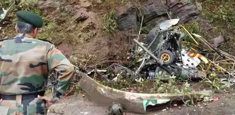 Indian army chopper crashes in Bhutan