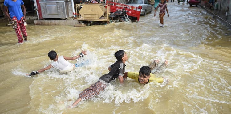 Three minor siblings drowned in stagnant rain water in Karachi