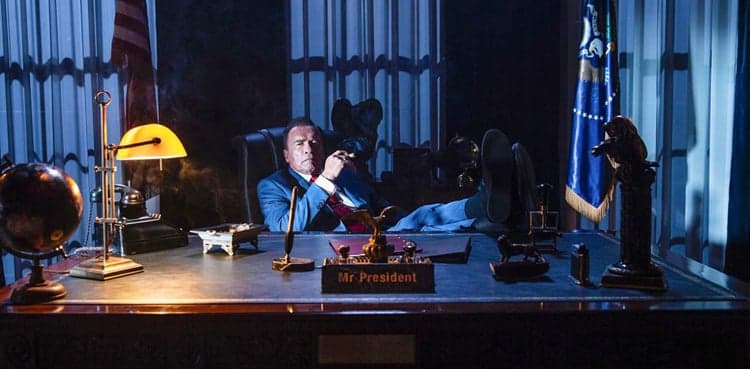 Arnold Schwarzenegger as US President in 'Kung Fury 2' first look