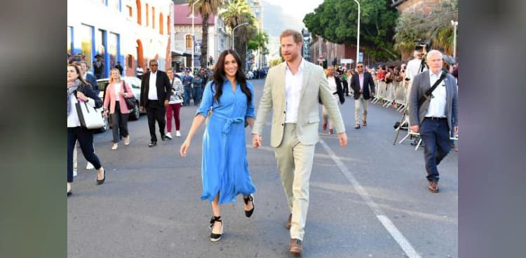 Harry and Meghan begin life as ordinary people – almost