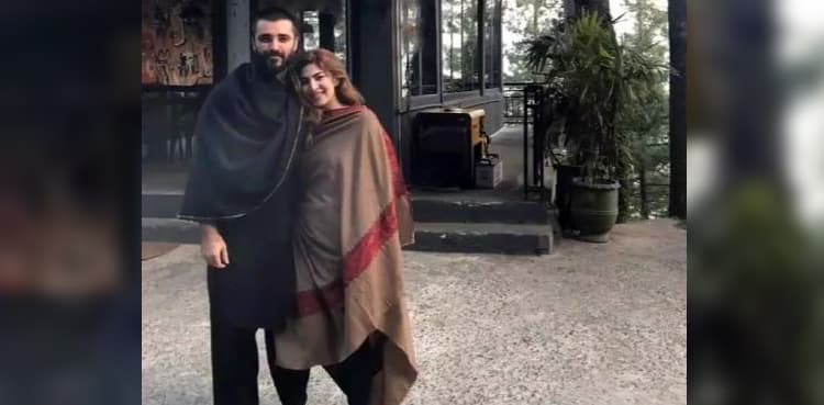 Hamza Ali Abbasi, wife Naimal are holidaying in northern areas