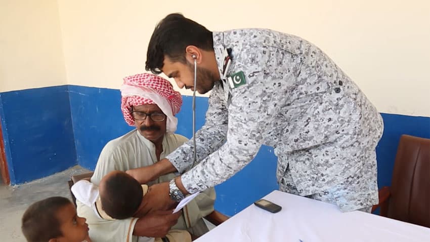 Pakistan Navy organizes free medical camp in Balochistan