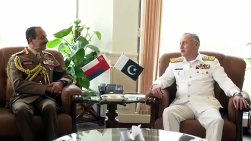 Naval Chief, Omani Chief of Staff discuss regional security