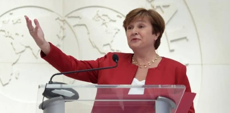 New IMF chief Georgieva says world suffering 'synchronized slowdown'