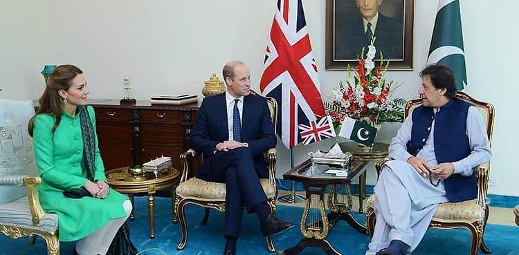British Royal couple meets President, Prime Minister