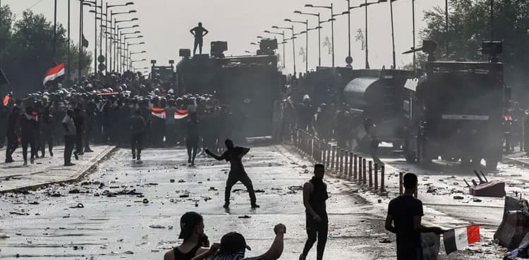 Nine dead as thousands protest across Iraq