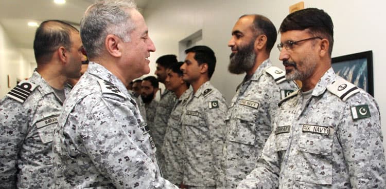Naval Chief visits forward posts in coastal areas, reviews operational readiness