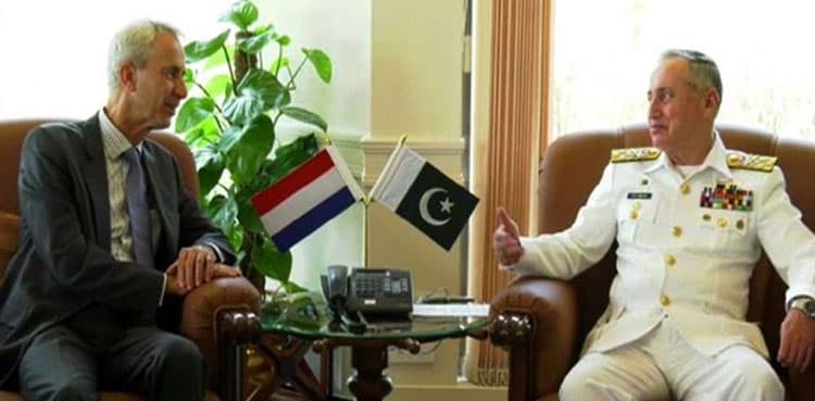 Netherlands envoy lauds Pakistan Navy's efforts towards regional peace