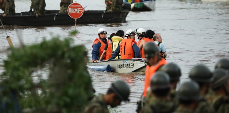 At least 26 dead after Typhoon Hagibis slams Japan