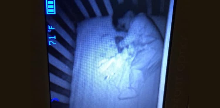 Mom can't sleep after seeing 'baby ghost' in cot