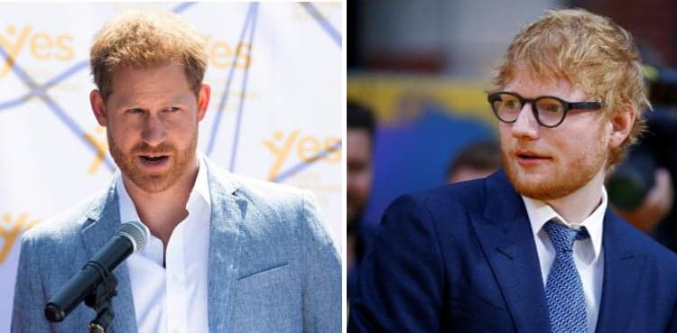 Gingers Unite: Ed Sheeran and Prince Harry promote mental health