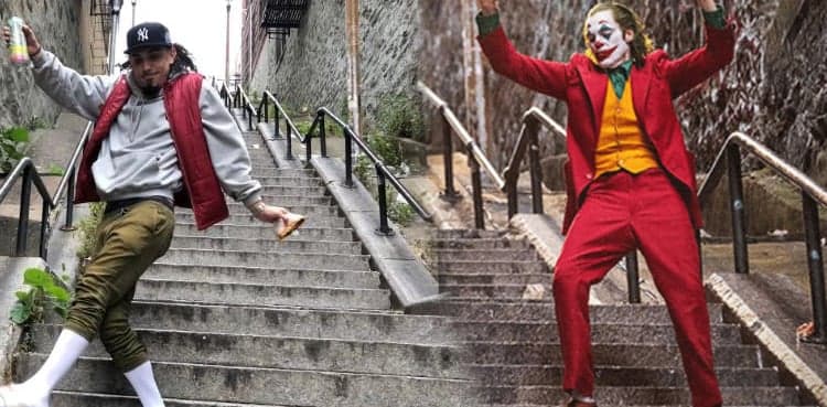 No 'Joker': 'Step street' becomes selfie hot spot