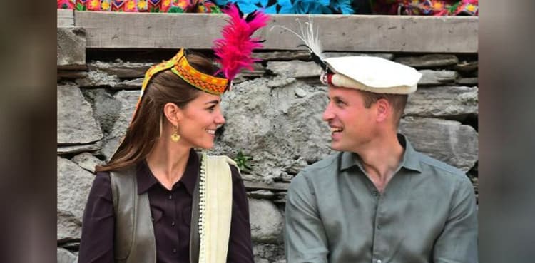 In pictures: Prince William and Kate enjoy Kalasha community's dance, don traditional headwear