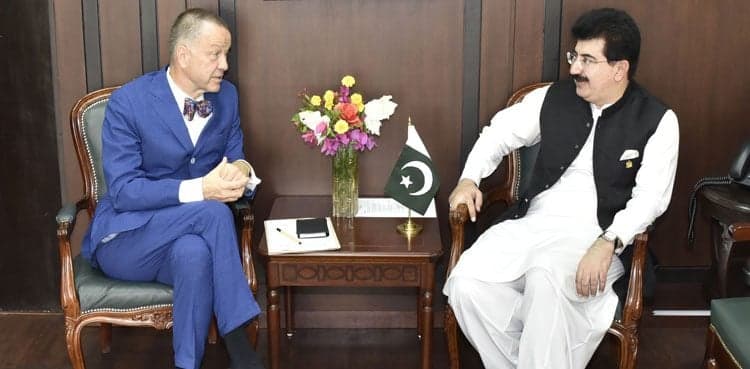 Chairman Senate, German envoy stress bolstering bilateral ties