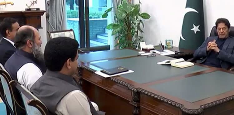 CM Balochistan calls on PM Imran