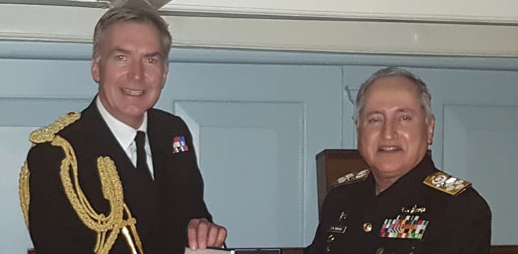 Naval chief, British counterpart discuss mutual interest matters