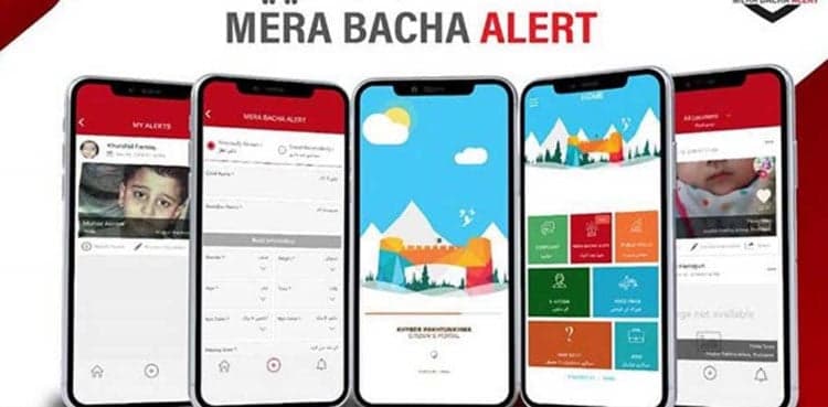 ‘Mera Bacha Alert’ app launched in KP to trace missing children