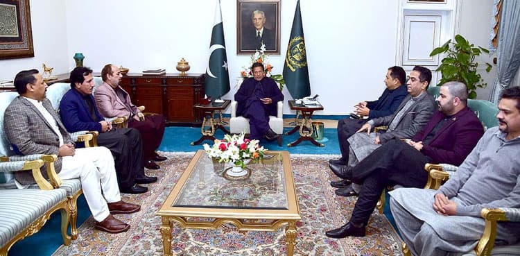 PTI lawmakers meet PM Imran Khan