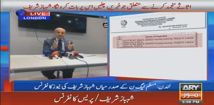 Shehbaz Sharif questions motive behind freezing family assets in Pakistan