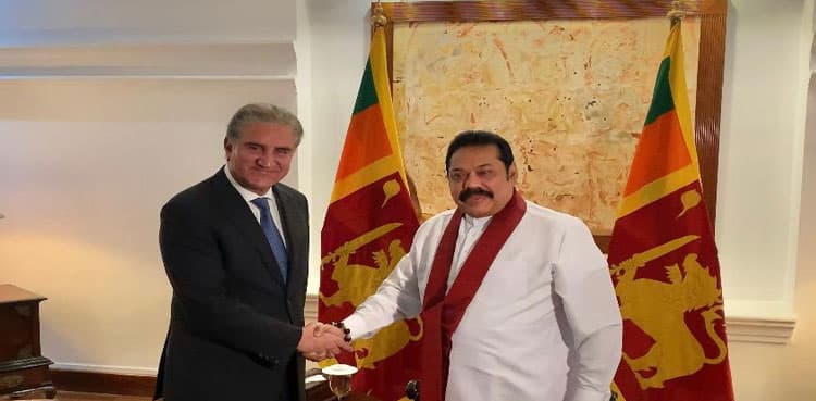 'A phenomenal day for Pakistan-Sri Lanka relations' as FM Qureshi calls on Sri Lankan PM