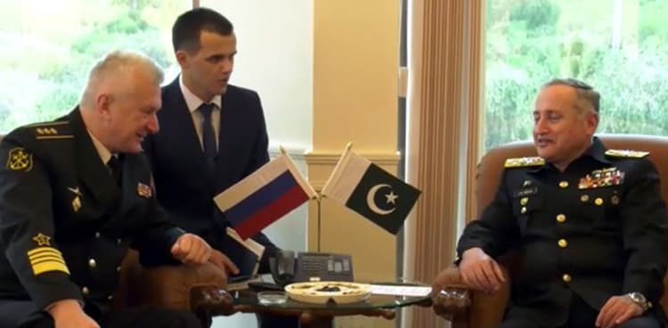 Russian commander meets Naval chief, discuss ways to enhance bilateral cooperation    