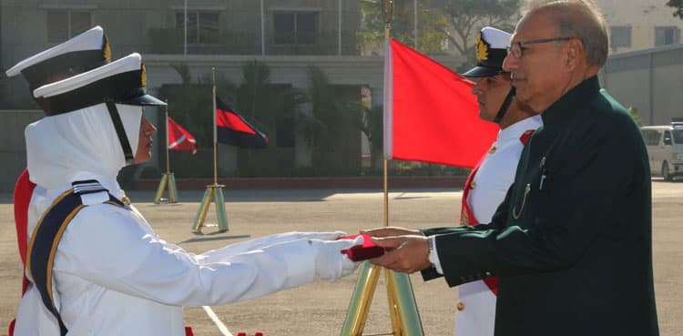 President Alvi lauds Pakistan Navy's role in securing maritime frontiers