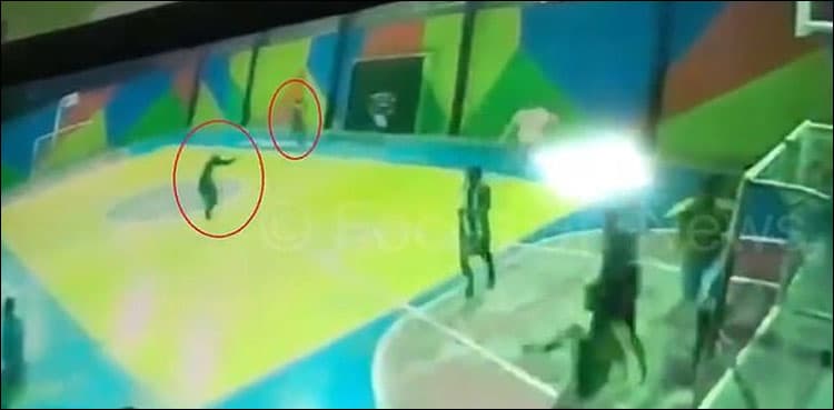Terrifying video shows gunmen burst into school, shoot students