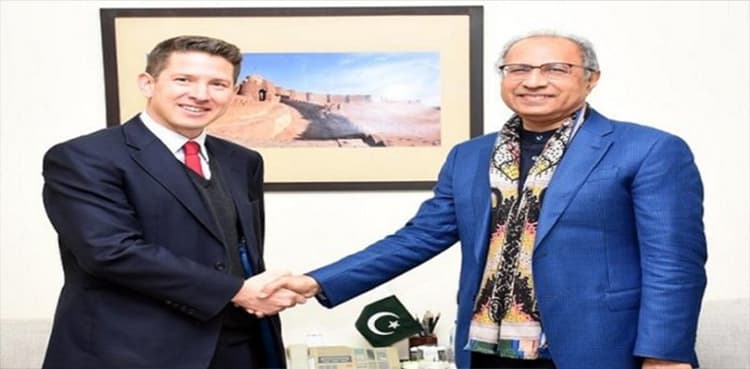 British Envoy, Hafeez Shaikh discuss economic prospects    