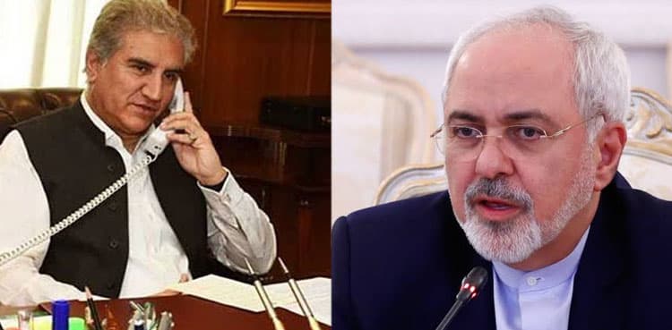 FM Qureshi, Iranian FM discuss regional security situation