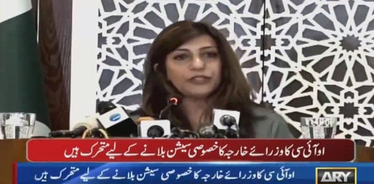 Foreign Office says efforts on to host OIC meet on Kashmir in Islamabad